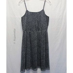 Loft Scoop Neck Strappy Midi Dress